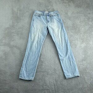 Madewell Perfect Summer Jeans 26 Light Wash Cotton Denim Womens  5341